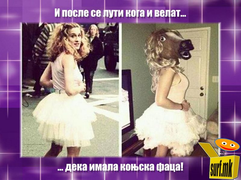 Коњска фаца!